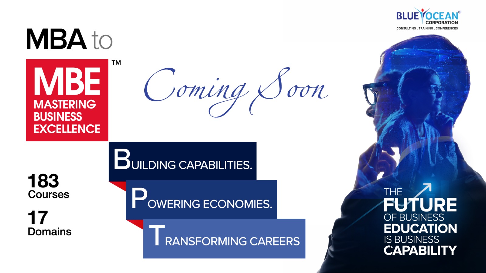 MBA to MBE - Mastering Business Excellence coming soon